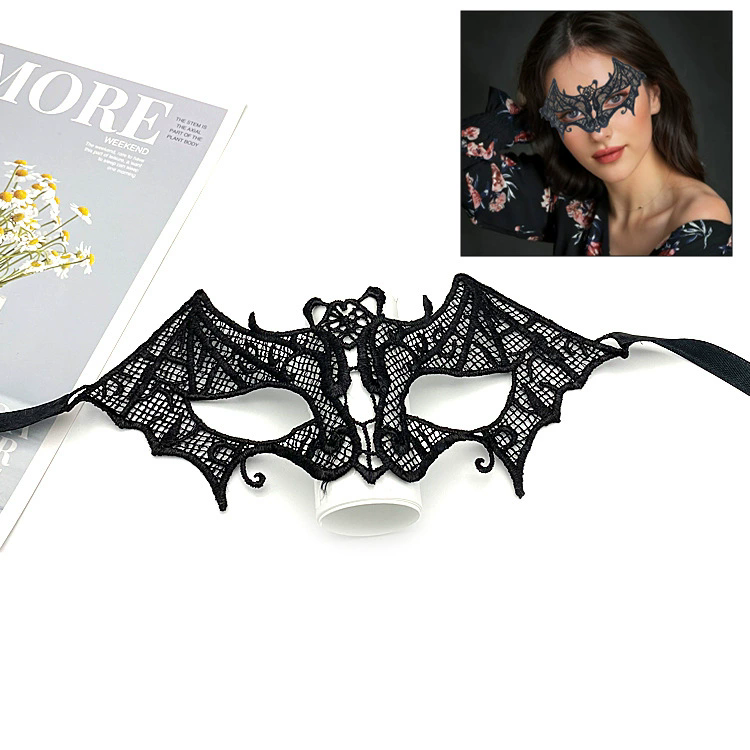 Shapeable Lace Mask – Malleable Half Face Eye Mask for Women, Bendable Black Masquerade Mask for Adult Party & Dance& Halloween Yard Decor