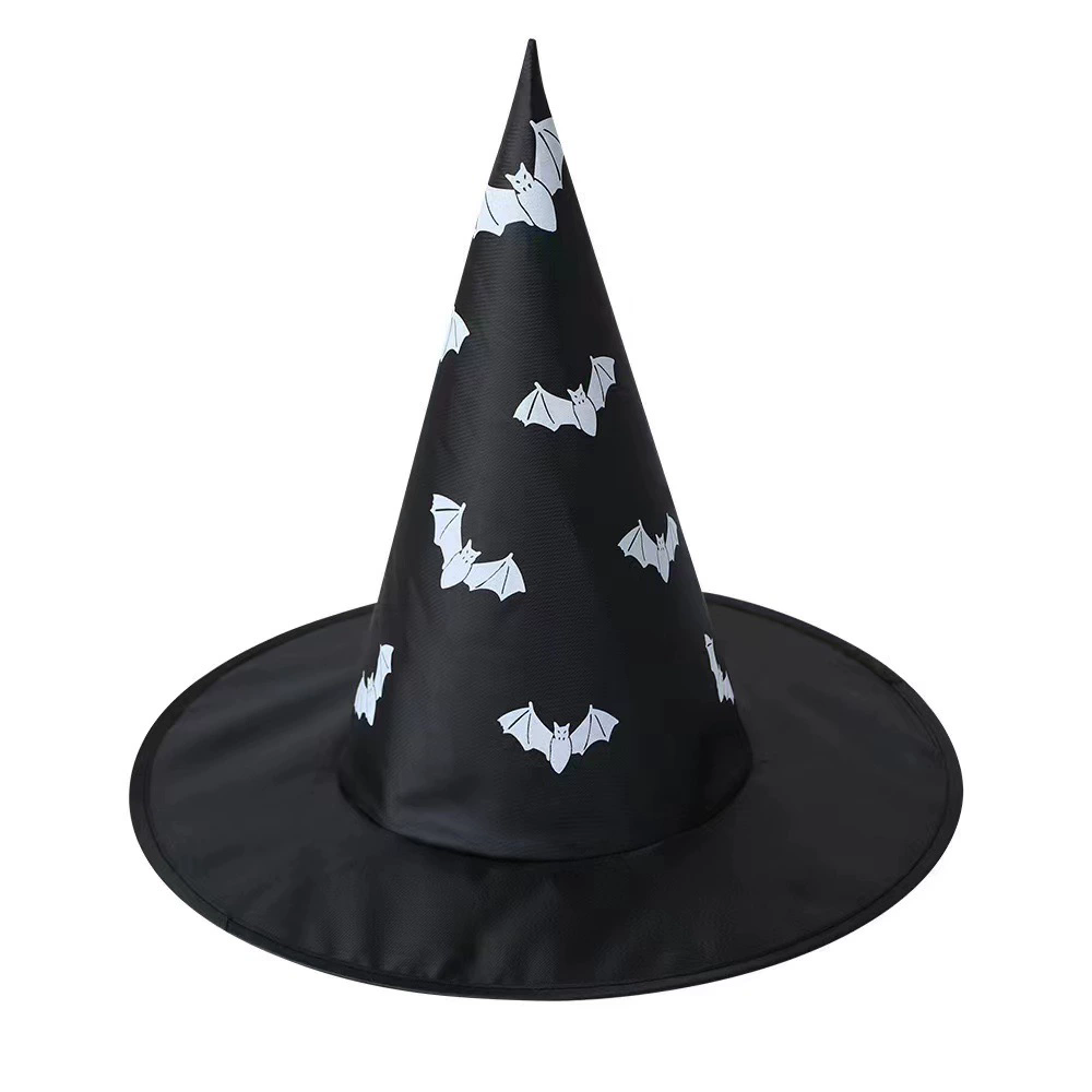 Women's Oxford Cloth Witch Hat – Adult Wizard Costume Cap for Halloween Party Decoration