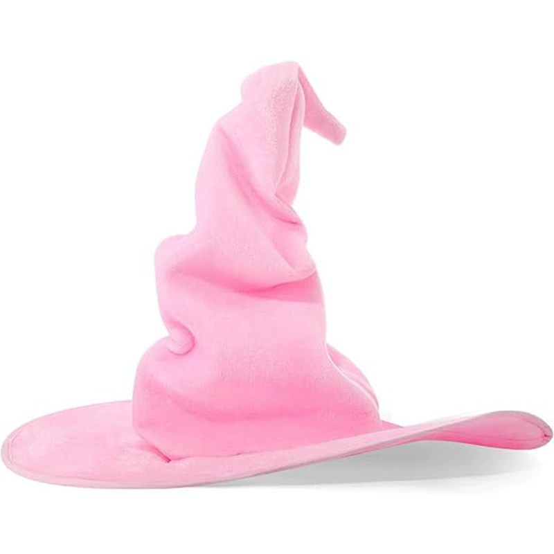 Twisted Crinkle Witch Hat for Women – Bumpy Wizard Headwear, Halloween Costume Prop