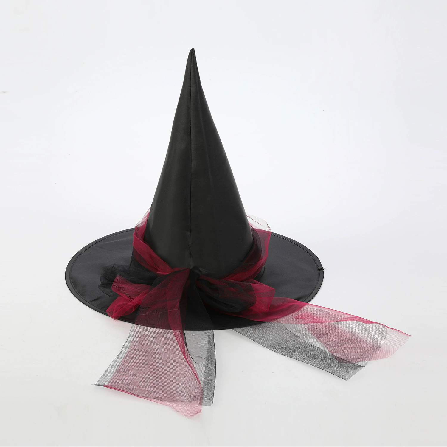 Wholesale Black Oxford Cloth Witch Hat – Bulk Wizard Cap for Halloween Party Supply