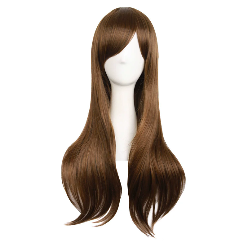 70cm Long Curly Anime Wig – Colorful Long Curls Cosplay Wig for Women & Girls Halloween Costume