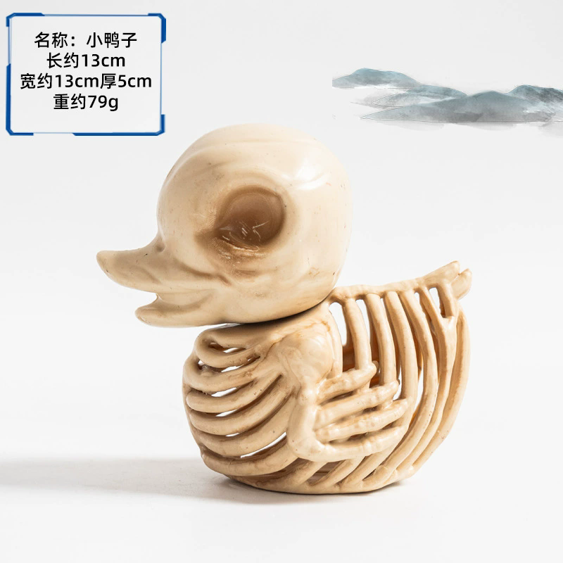 Halloween Horror Animal Skeleton & Skull Decoration Props – Creepy Bones for Haunted House, Graveyard Outdoor Decor