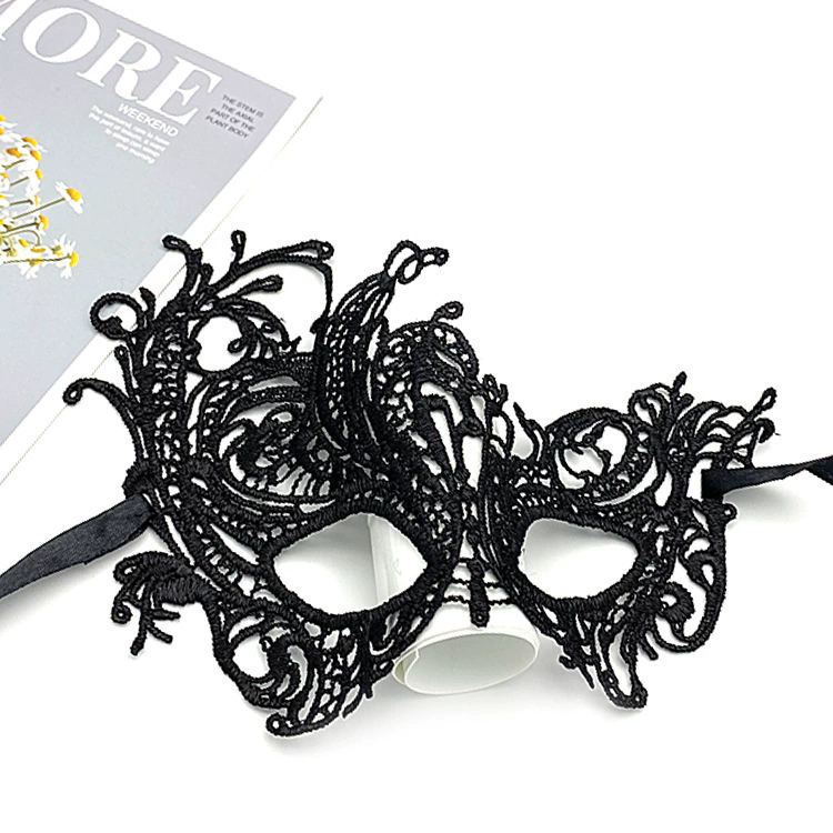 Gold Phoenix Lace Mask – Half Face Sexy Eye Mask for Women, Flame Pattern Masquerade Mask for Adult Halloween Party