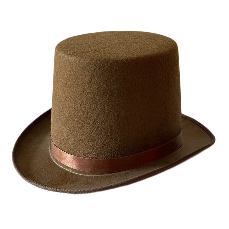 16cm Tall Top Hat – Stovepipe Hat for Magician Costume & Halloween Prop
