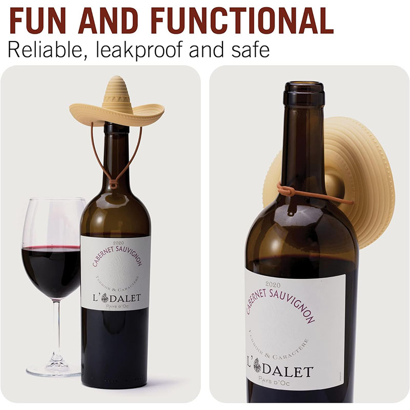 sombrero wine stopper mounted on tequila bottle mexican style home bar display