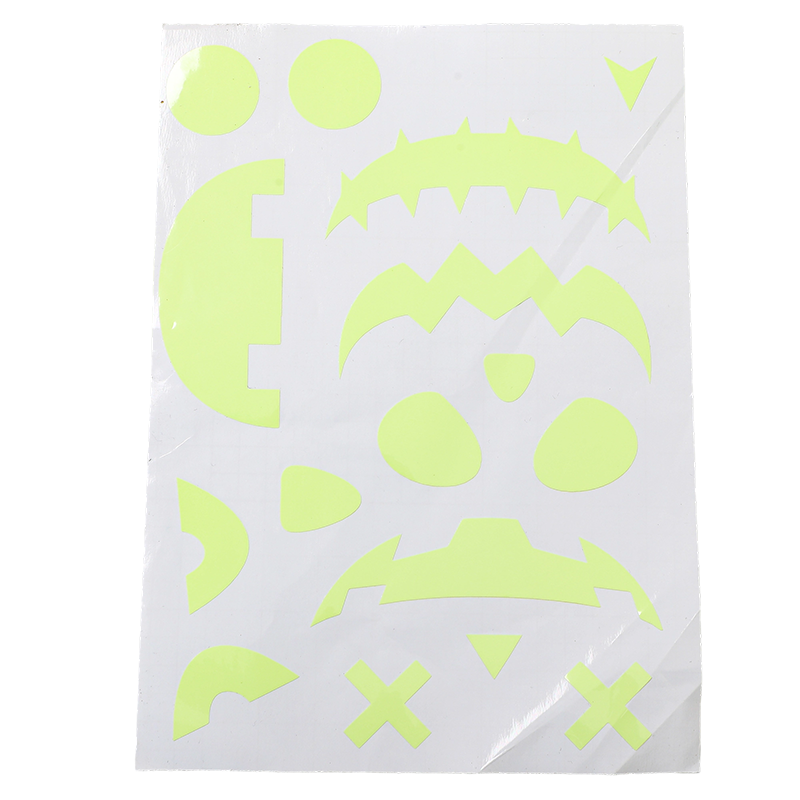 Halloween Glow in the Dark Stickers – Spooky Pumpkin Ghost Bat Decals for Kids Party Favor Goodie Bag