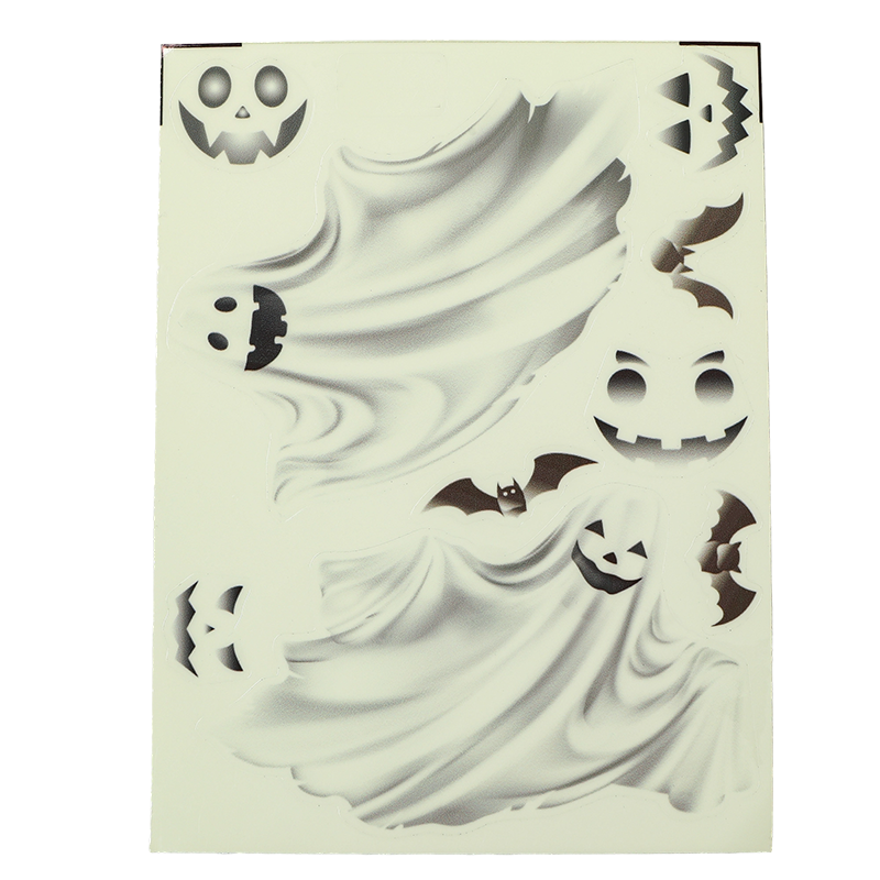 Waterproof Halloween Sticker Set – 100+ Glow in Dark Vinyl Decals for Pumpkin Decor Laptop Phone Scrapbook