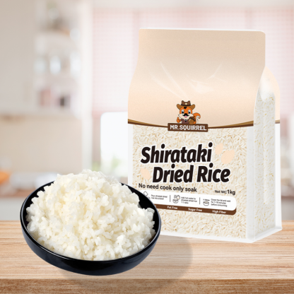 Mr. Squirrel® Dried Shirataki Rice