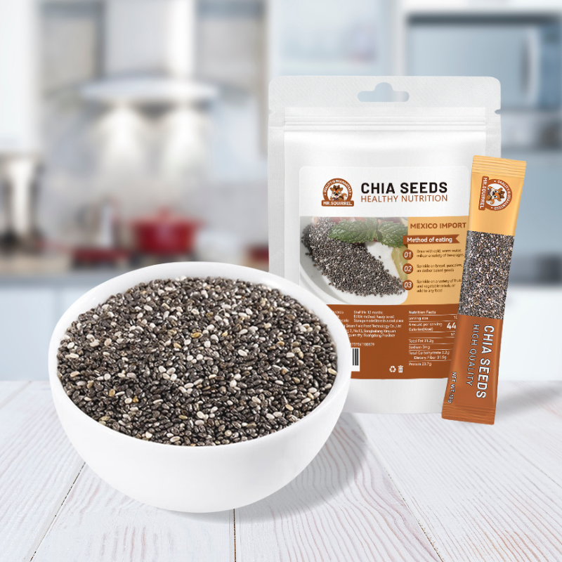 Mr. Squirrel® Organic Chia Seeds-Individual Stick Packs