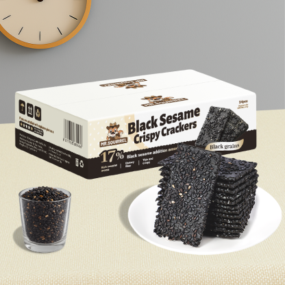 Mr. Squirrel® Black Sesame Crackers