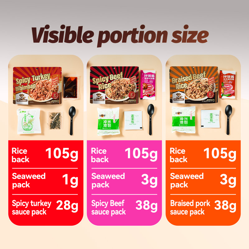 Mr. Squirrel® Self-Heating Rice Meal (3 Flavors)