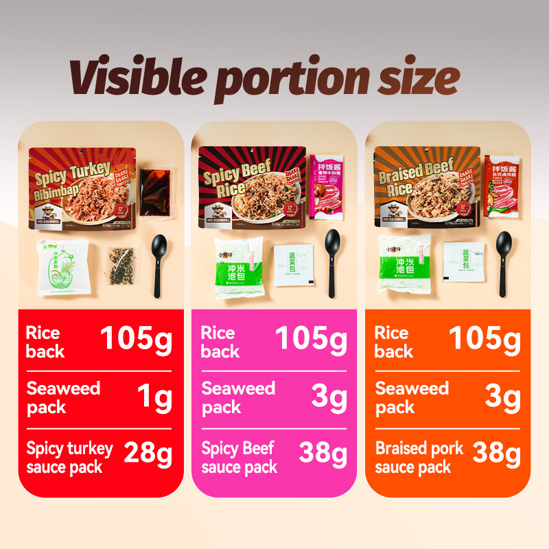 Mr. Squirrel® Self-Heating Rice Meal (3 Flavors)