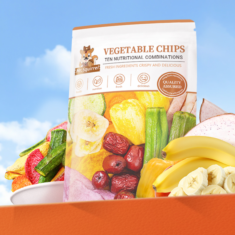 Mr. Squirrel® Spicy 10-in-1 Mixed Fruit & Vegetable Chips