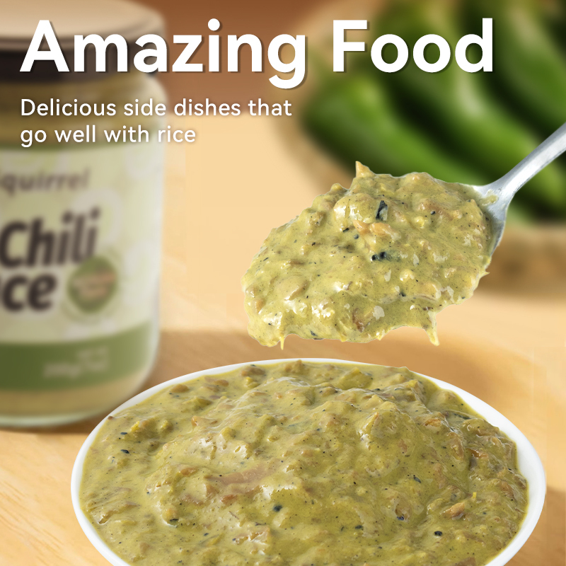 Mr. Squirrel® Spicy Green Chili Sauce