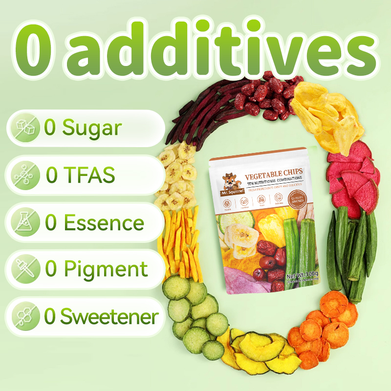 Mr. Squirrel® 10-in-1 Mixed Fruit & Vegetable Chips