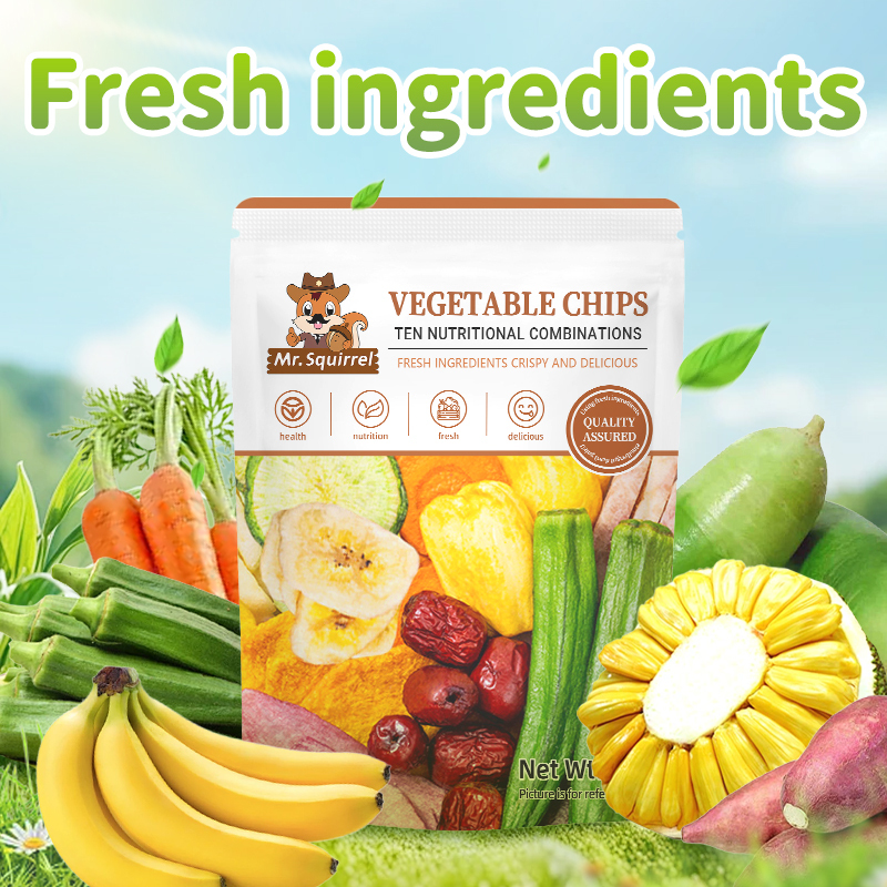 Mr. Squirrel® 10-in-1 Mixed Fruit & Vegetable Chips
