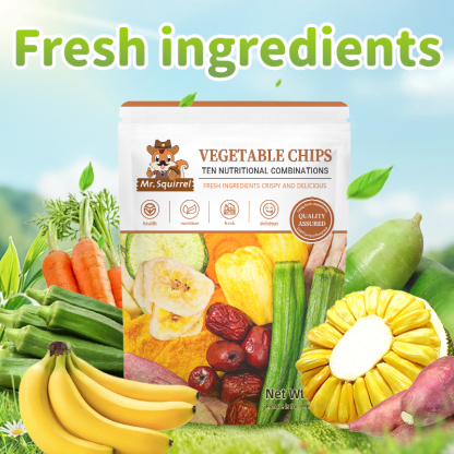 Mr. Squirrel® 10-in-1 Mixed Fruit & Vegetable Chips