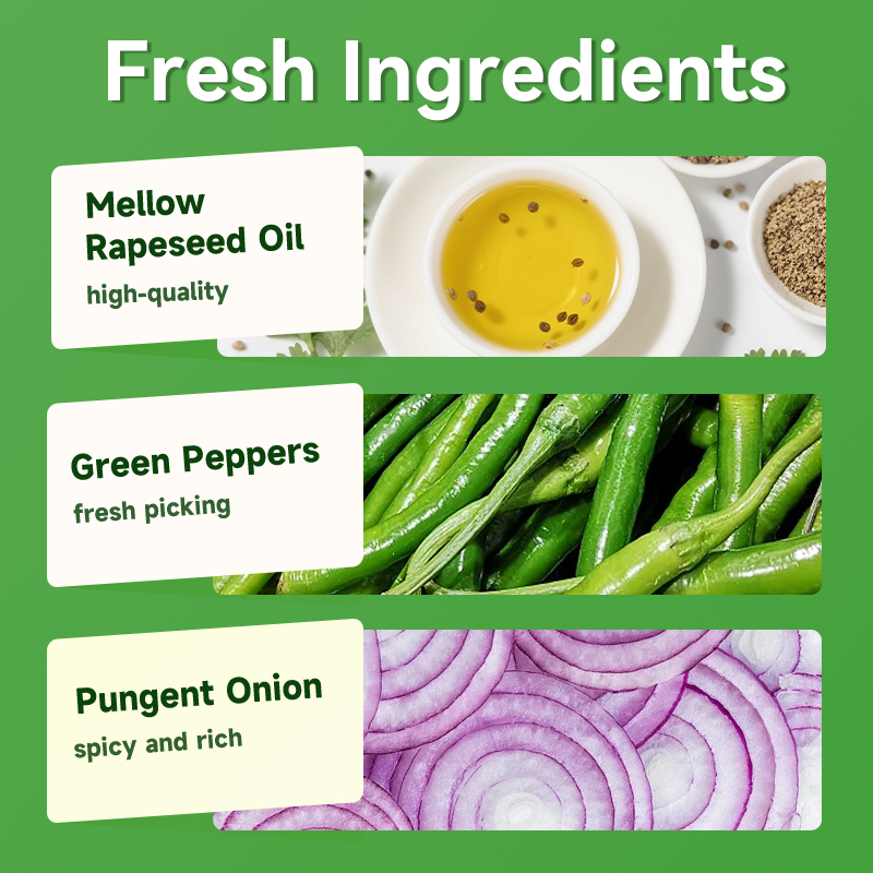 Mr. Squirrel® Spicy Green Chili Sauce