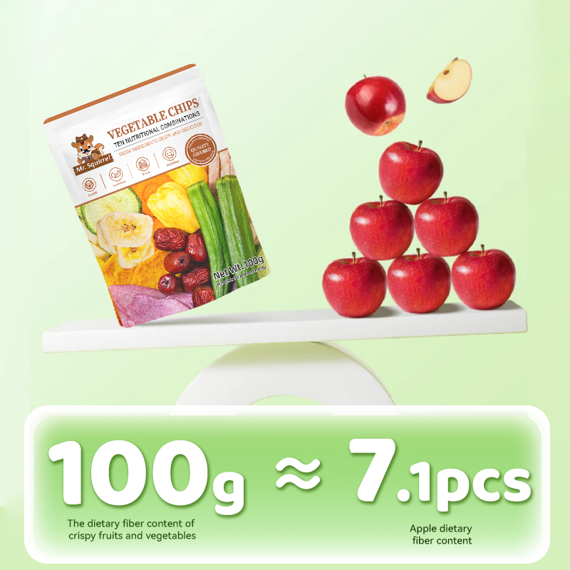 Mr. Squirrel® 10-in-1 Mixed Fruit & Vegetable Chips