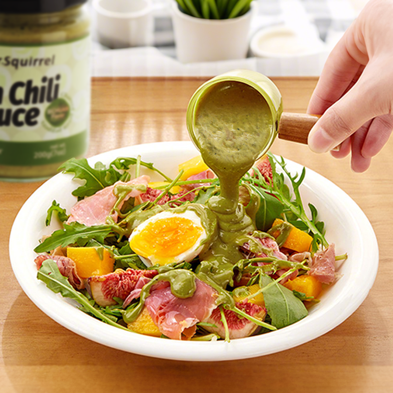 Mr. Squirrel® Spicy Green Chili Sauce