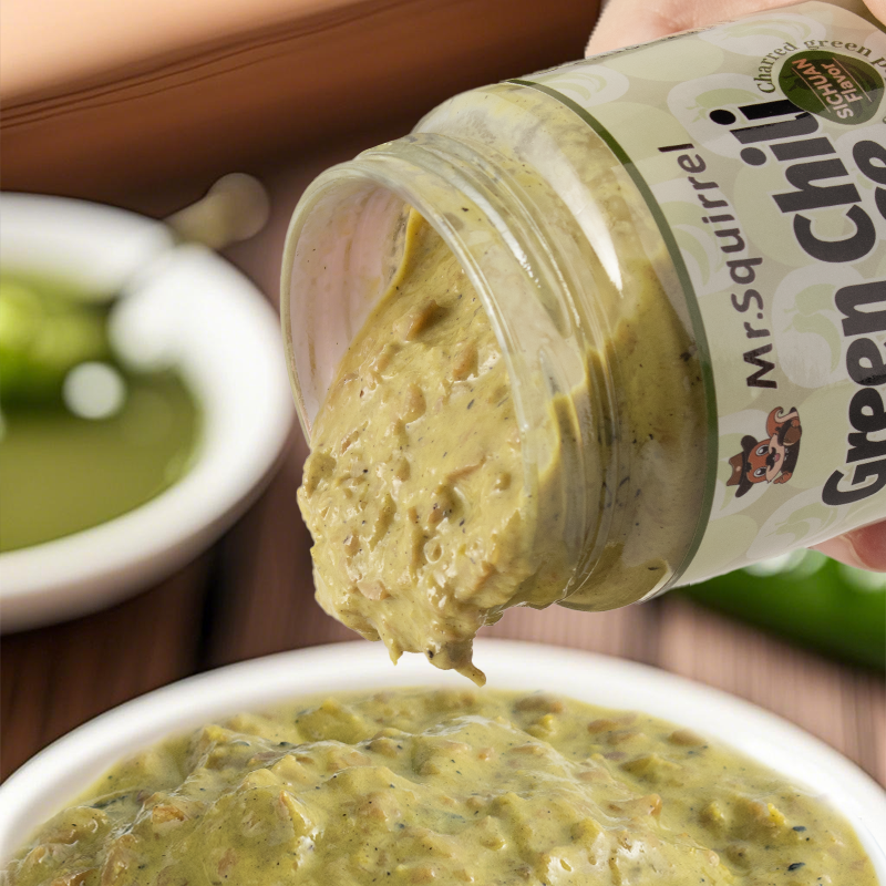 Mr. Squirrel® Spicy Green Chili Sauce
