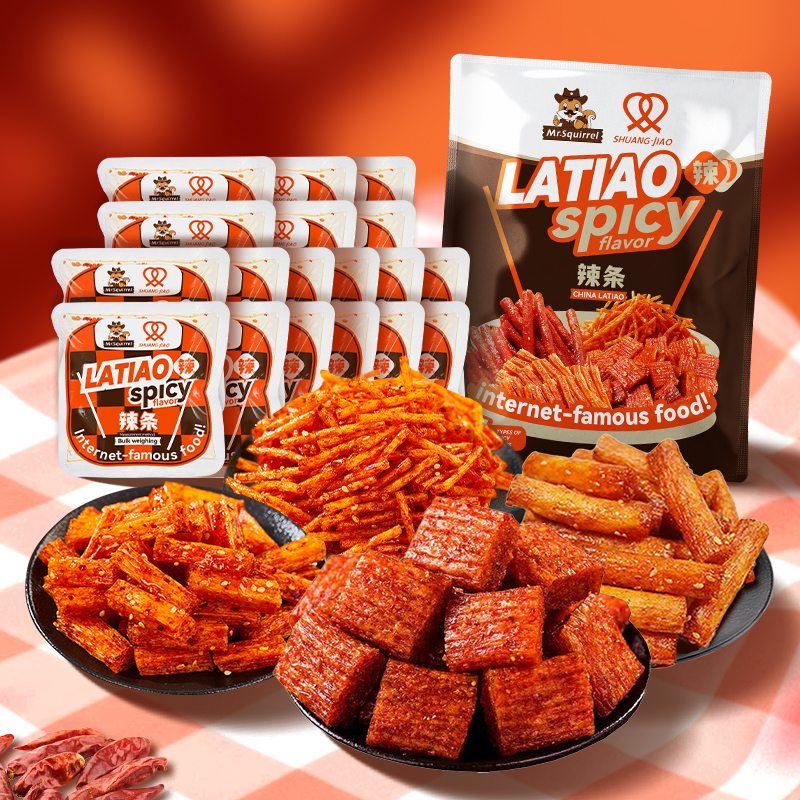 Mr. Squirrel® 4-in-1 Spicy Latiao Pack