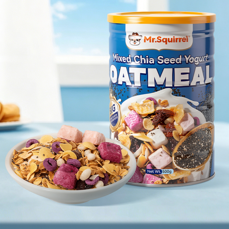 Mr. Squirrel® Triple-Flavor Yogurt Oatmeal