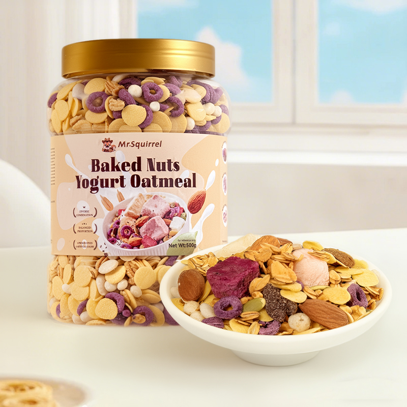 Mr. Squirrel® Triple-Flavor Yogurt Oatmeal