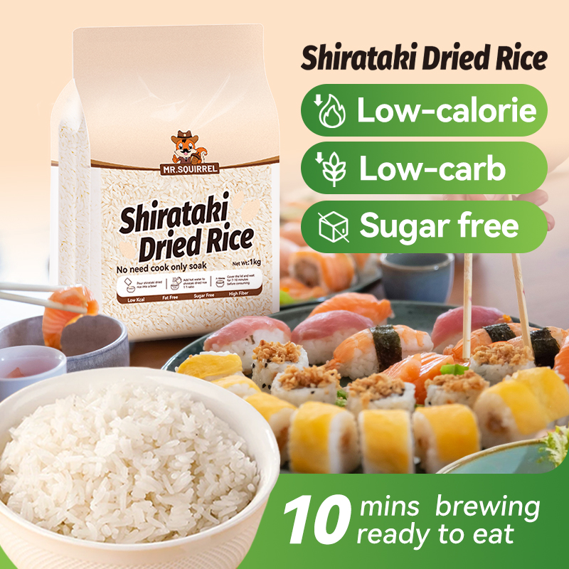 Mr. Squirrel® Dried Shirataki Rice