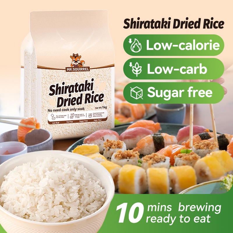 Mr. Squirrel® Dried Shirataki Rice