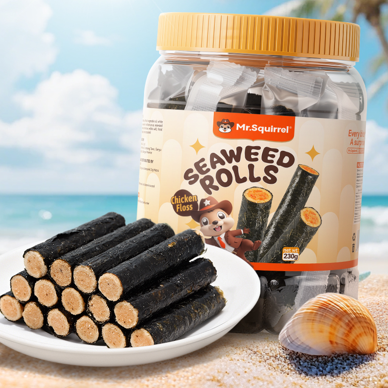 Mr. Squirrel® Seaweed Pork Floss Rolls