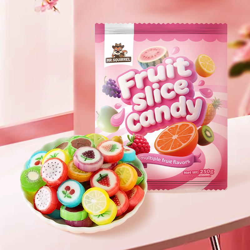 Mr. Squirrel® Fruit Slices Hard Candy