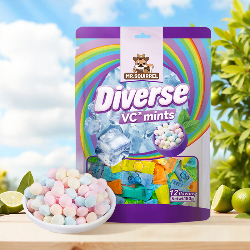 Mr. Squirrel® Sugar-Free Mint Candy