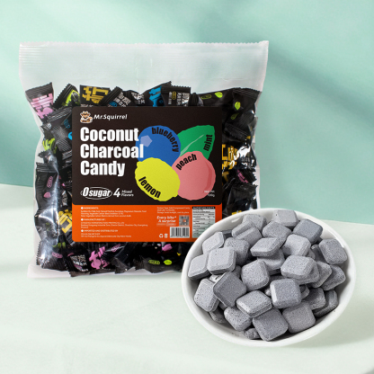 Mr. Squirrel® Coconut Charcoal Mint Candy