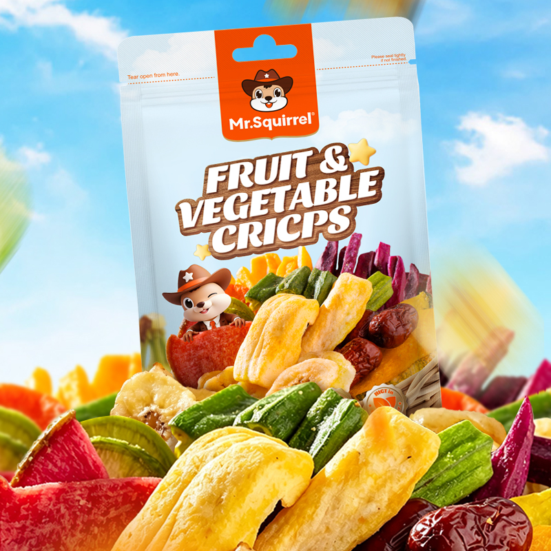 Mr. Squirrel® 10-in-1 Mixed Fruit & Vegetable Chips