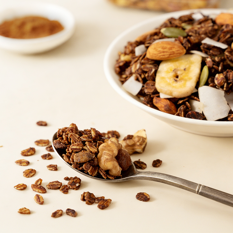 Mr. Squirrel® Black Chocolate Nut Oatmeal