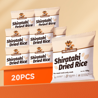 Mr. Squirrel® Dried Shirataki Rice - Small Pack