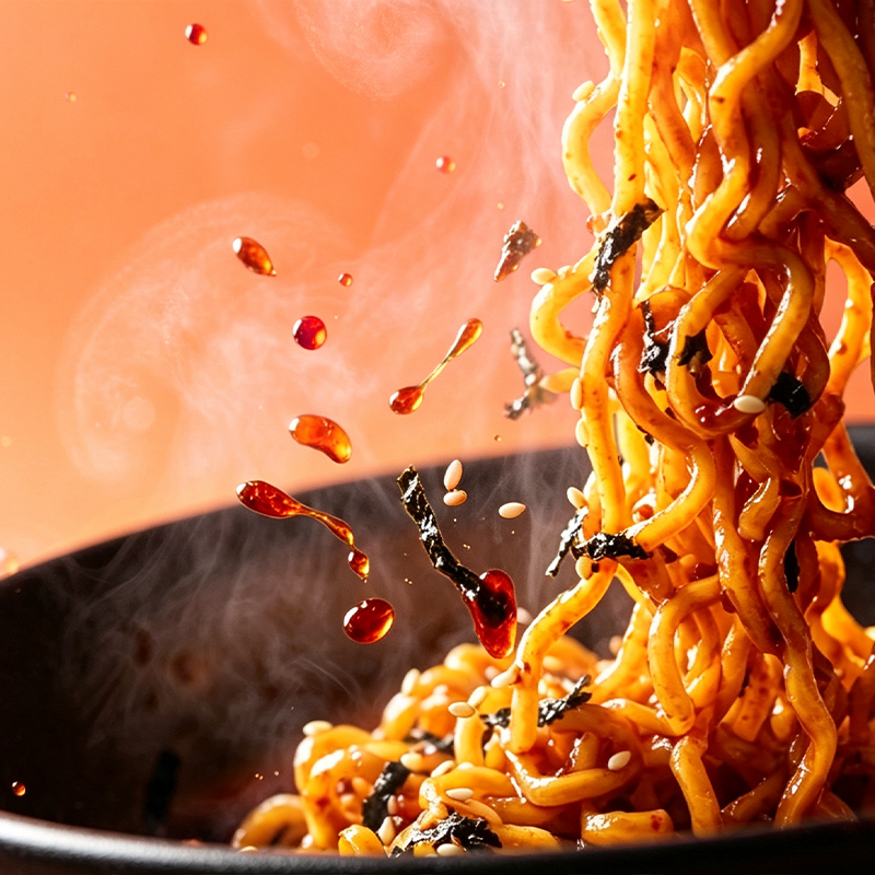 Mr. Squirrel® Spicy Korean-Style Instant Noodles (5-Pack)