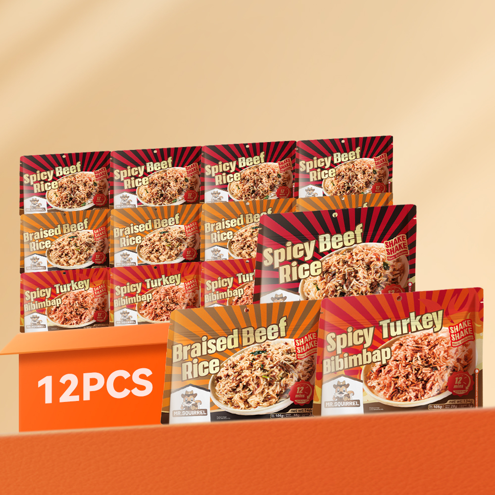 Mr. Squirrel® Mixed Flavor Self-Heating Rice Meal (Wholesale)