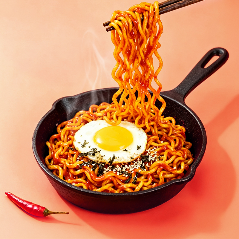 Mr. Squirrel® Spicy Korean-Style Instant Noodles (5-Pack)