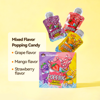 Mr. Squirrel® Smoke Popping Candy 30pcs Mixed Flavors