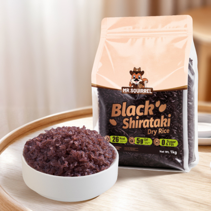 Mr. Squirrel® Black Dried Shirataki Rice
