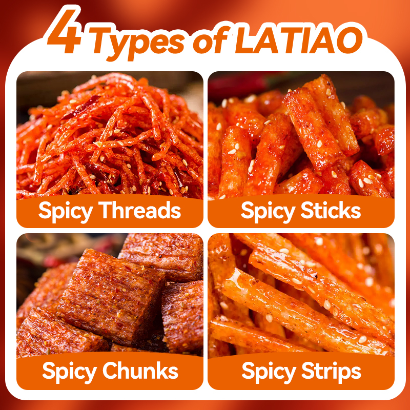 Mr. Squirrel® 4-in-1 Spicy Latiao Pack