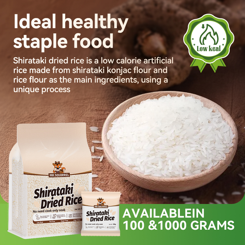 Mr. Squirrel® Dried Shirataki Rice