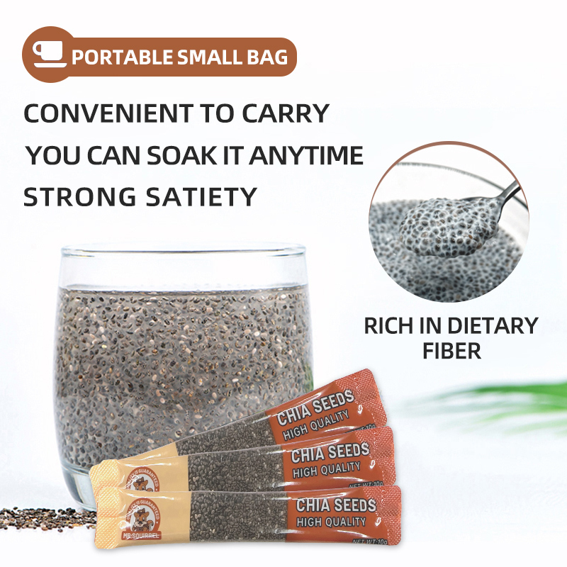 Mr. Squirrel® Organic Chia Seeds-Individual Stick Packs