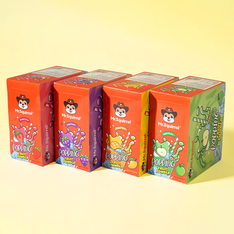 Mr. Squirrel® Smoke Popping Candy 30pcs Mixed Flavors