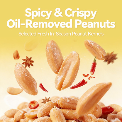 Mr. Squirrel® Premium Crispy Oil-Removed Peanuts