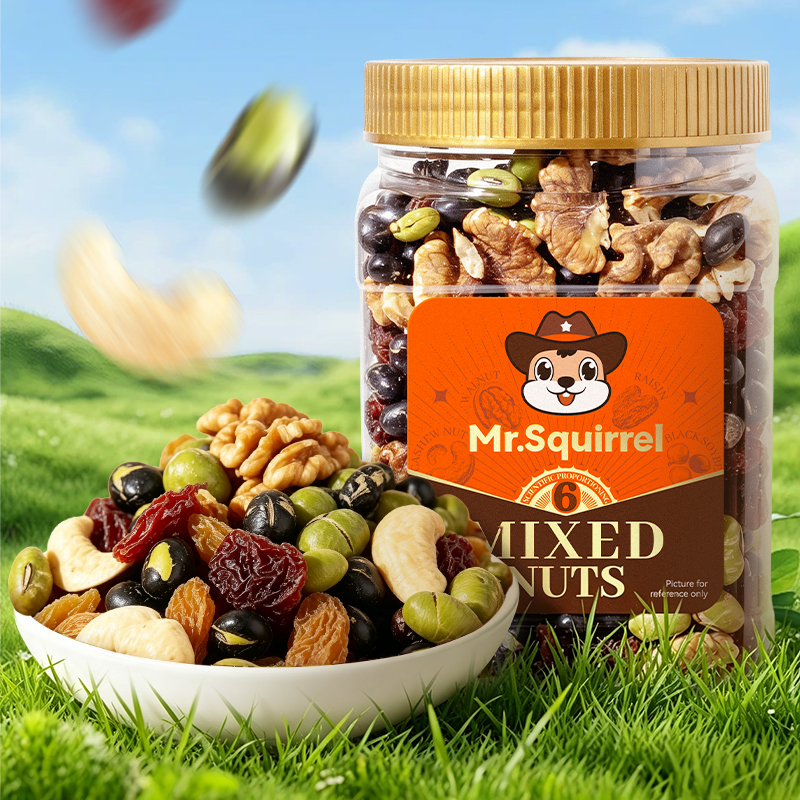 Mr. Squirrel® 6-in-1 Mixed Nuts