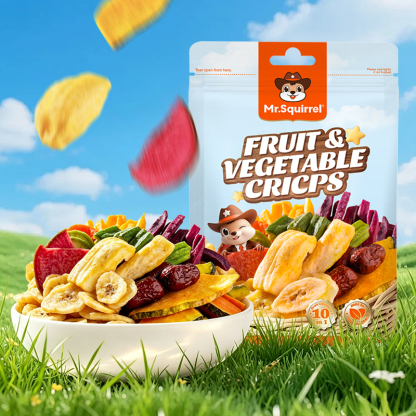 Mr. Squirrel® 10-in-1 Mixed Fruit & Vegetable Chips