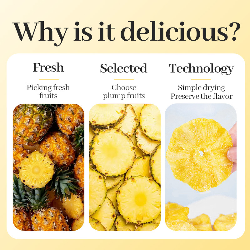 Mr. Squirrel® Dried Pineapple